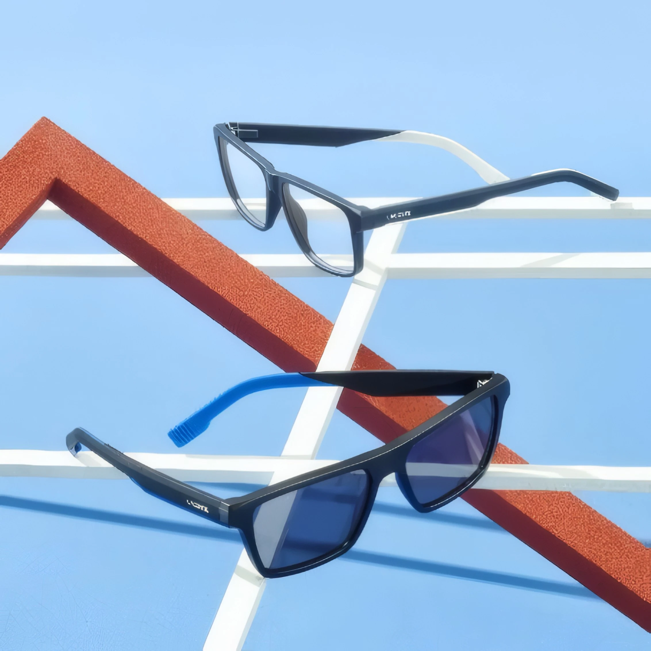 Lunettes Lacoste portées — La Lunetterie de Craponne